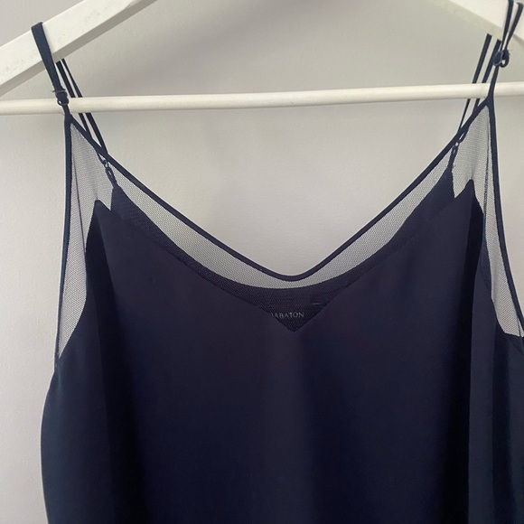Navy Blue Babaton Tank Top. Size XS. - Picture 2 of 4